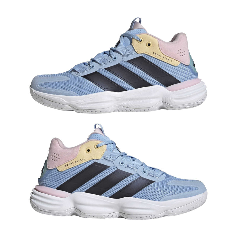Adidas Stabil (Courtstabil) Azul Claro/Rosa/Amarelo