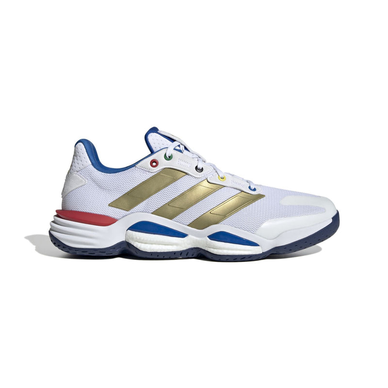 Adidas Stabil 16 Branco/Dourado/Azul